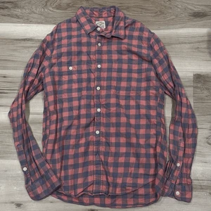 J. Camisa Crew Franela Botón Hombre Grande Cuadros Guinga Hombre Mediana - Imagen 1 de 3