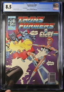 CGC 8.5 Marvel Comics TRANSFORMERS #304 Circuitbreaker STARSCREAM cover G1 uk !! - Picture 1 of 2