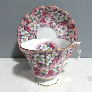 Royal Albert Garden Party Series "Pink Surprise" Teacup And Saucer - Picture 1 of 7