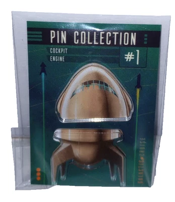 Galactic Cruise Board Game - Collectible Pin #1 - Cockpit / Engine - New - Image 1 of 3