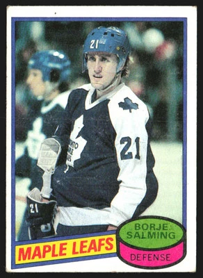 1980-81 Topps Borje Salming #210 VS9-2 - Image 1 of 2