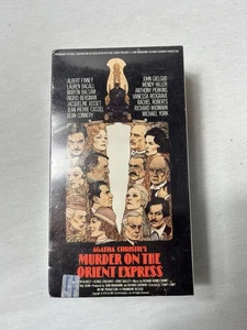 Murder On The Orient Express 1974 VHS Rare Hard To Find 1990 Release Version - Foto 1 di 6