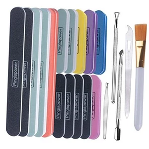 Nail Files and Buffers, 20PCS Professional Nail Buffer Block for Natural and  - Picture 1 of 8
