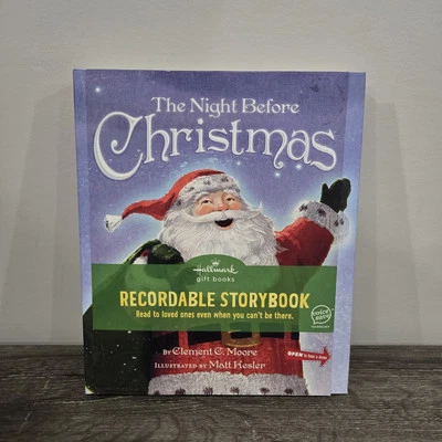 The Night Before Christmas Clement Moore Hallmark Recordable Storybook NEW - Image 1 of 4