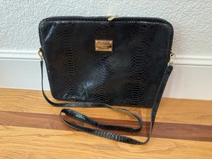 Michael Kors schwarz Design 14" Diagonale Laptophülle Tasche Golf innen & Riemen - Bild 1 von 9