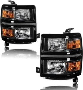 For 2014-2015 Chevy Silverado 1500 Headlights Assembly Compatible with Passenger - Bild 1 von 12