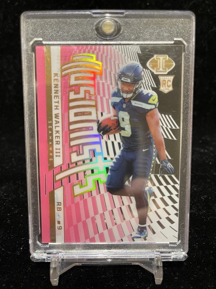 2022 Panini Illusions - Illusionists Pink #I-14 Kenneth Walker III /399 (RC) - Image 1 of 2