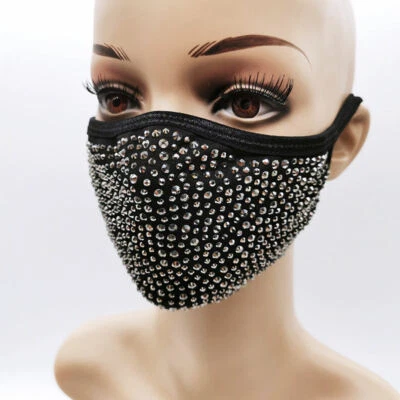 Mascarilla facial de estrás con 1 filtro - Varios colores disponibles Foto 1 de 4