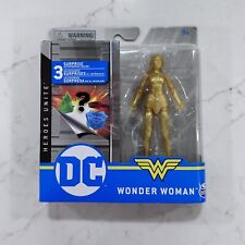 DC HEROES UNITE WONDER WOMAN GOLD CHASE 4" Action Figure SPIN MASTER 2020