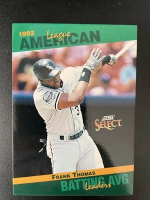 1993 Score - Select League Leaders #3 Frank Thomas - Image 1 of 2