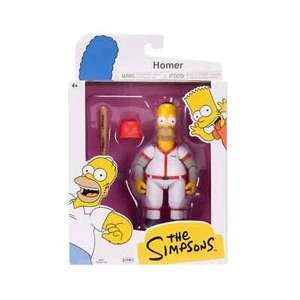 Homer Simpson Baseball - The Simpsons 5" Articulated Figure Wave 3 by Jakks - Picture 1 of 4
