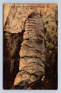 Cúpula Gigante Parque Nacional Cavernas de Carlsbad Nuevo México Postal Sin Publicar - Imagen 1 de 2