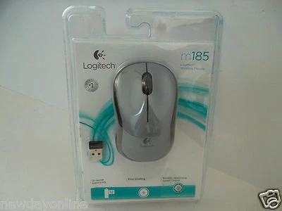 Logitech M185 Wireless 2-Button Optical Mouse w/Scroll-Wheel Nano 910-003204 NEW - Image 1 of 4