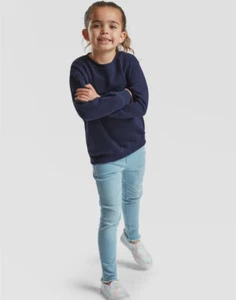 Fruit of the Loom Classic 80/20 Kids Set-In Sweatshirt Blank Plain - 62041 - Picture 1 of 22