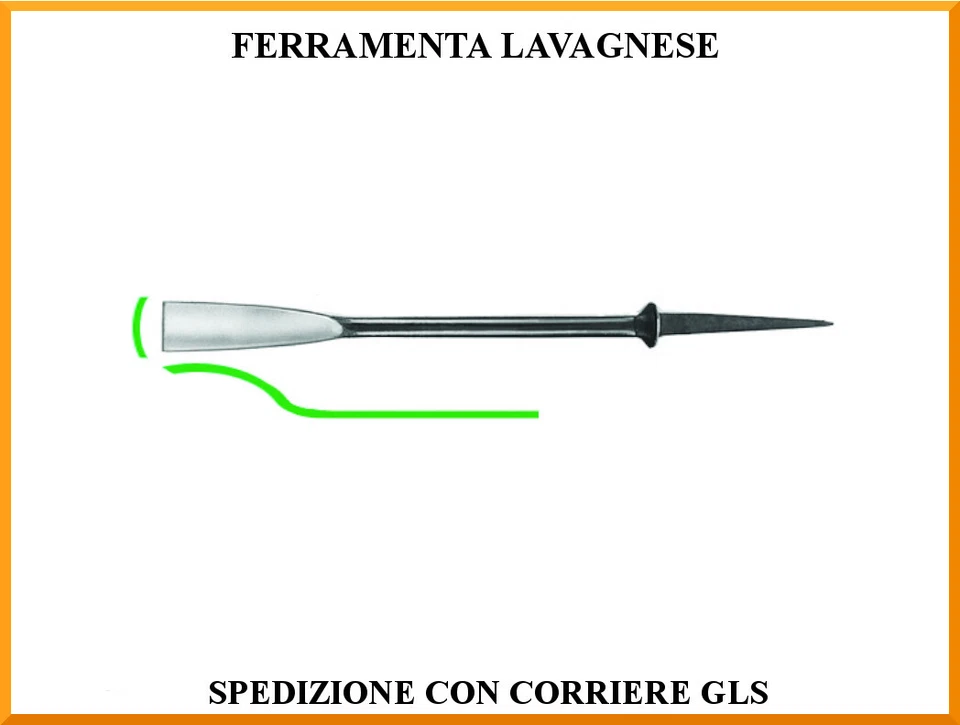 Sgorbia per intaglio in acciaio per scultori e falegnameria vari profili - Immagine 1 di 1