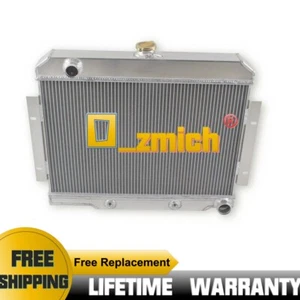 Radiador de aluminio radiador para Jeep CJ CJ5 CJ7 L6 V8 1970-1986 motor chevy AT/MT - Imagen 1 de 10