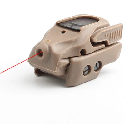 Compact Mini Red Laser Sight Pistol Red Dot Scopes for Glock Tan - Image 1 of 4