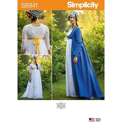 SIMPLICITY 8941 MISSES MAIDEN COSTUME Sewing Pattern Size 6-14 & 14-22 COSPLAY - Image 1 of 4