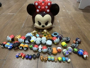 DISNEY TSUM TSUM LOT and MINNIE MOUSE HOLDER 45+ Figures - Picture 1 of 5