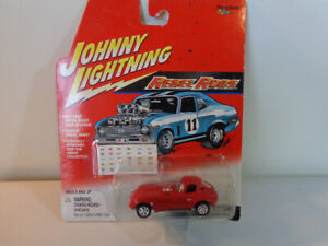 2001 Johnny Lightning Rebel Rods Cheeth Red W/ Decale