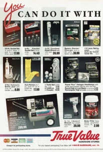 1990 Vintage Print Ad You Can Do It With True Value Hardware Stores Skil Schauer - Picture 1 of 2