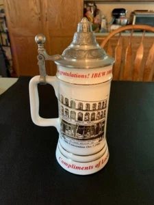 IBEW Stein 100 Aniversario Stolley’s Dance Hall St. Louis 1881 1991 Raro - Imagen 1 de 6