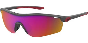Under Armour Gametime Jr Semi-Rimless Shield Wrap Sunglasses - UA7001S 0R6S B3 - Picture 1 of 3