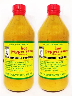 (2 X 480ml) Windmill Products Hot Pepper Sauce - Image 1 of 2