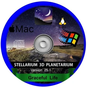 Stellarium Real Time 3D Planetarium Astronomy Astronomers Telescope Software CD - Picture 1 of 24