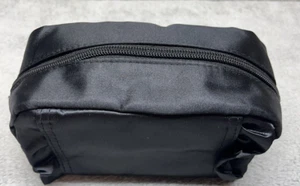 Makeup Bag Traveling Anastasia Of Beverly Hills Black Leather Zip Up Brand New - Picture 1 of 9