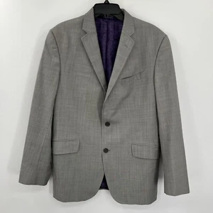 Ted Baker London Endurance Men's 42 R Gray 100% Wool Blazer Suit Jacket - Picture 1 of 6