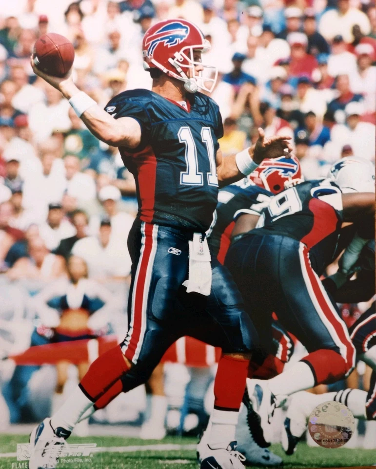 FOTO DE ACCIÓN #2 DREW BLEDSOE Buffalo Bills NFL 8X10 Foto 1 de 1