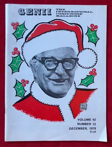 VINTAGE GENII THE INTERNATIONAL CONJURORS’ MAGAZIN DEZEMBER 1978 SIEGFRIED & RO - Bild 1 von 9
