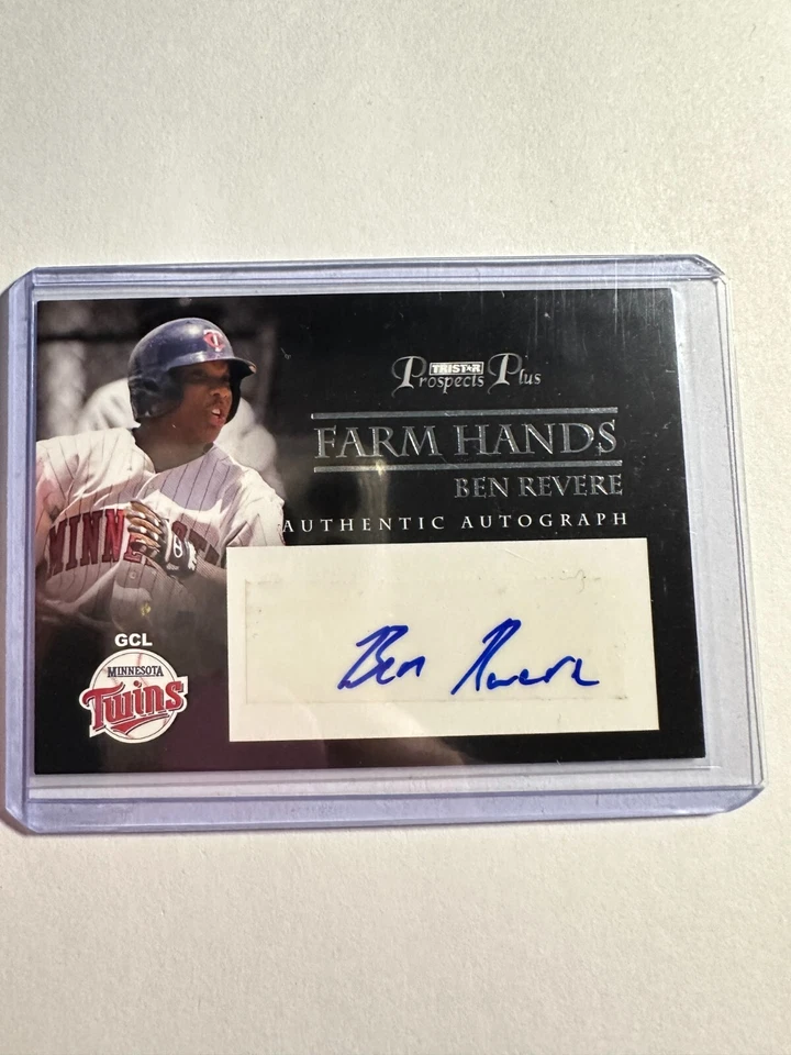 K124,898 - 2007 TRISTAR Prospects Plus Farm Hands Autographs #BR Ben Revere Auto - Image 1 of 1