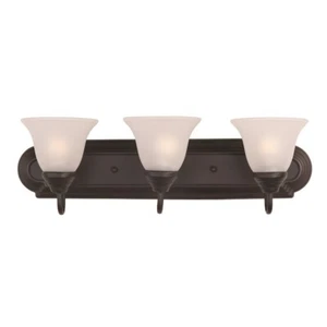 Maxim Lighting Essentials 3-Light Bath Vanity, Oil Rubbed Bronze - 8013FTOI - Picture 1 of 1