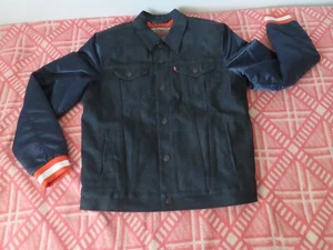 Levi's x NFL Chicago Bears Denim/Satin Jacket Sz. M NWOT - Picture 1 of 13