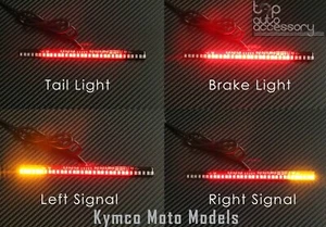 33-SMD LED Bar Brake Tail Light & Left/Right Turn Signal Lamp for KYMCO Moto - Foto 1 di 3