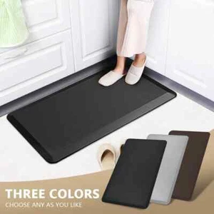 1/2 Zoll gepolsterter Anti-Ermüdung wasserdichter Küchenteppich, rutschfeste Matte 17,3 Zoll x 28 Zoll - Bild 1 von 12