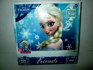 Disney Frozen Friends "Queen Elsa" Family Fun Size 300 Piece Puzzle by Mega(New) - Picture 1 of 6
