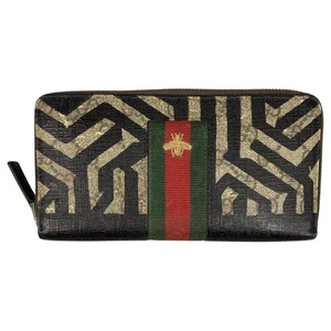 GUCCI Round Zipper GG Supreme Shelly Line 408831 #319 - Picture 1 of 10