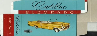 0042k. MERCURY 1/48 Scatola replica Mercury/Replica box CADILLAC ELDORADO - Immagine 1 di 2