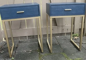 2 Sterling Industries #180-011 Shagreen Accent Tables - Excellent used condition - Picture 1 of 11