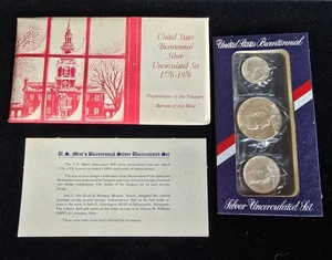 United States Bicentennial 40% Silver Uncirculated Set 1776-1976 NICE! 04 - Bild 1 von 3