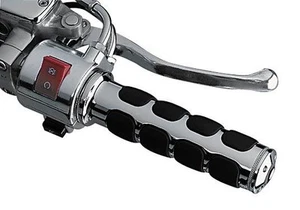 Empuñaduras Kuryakyn ISO con anillo de acento cromado #6190 para Honda Valkyrie - Imagen 1 de 1