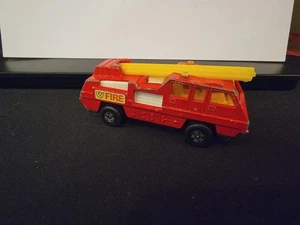 Vintage Matchbox 1975 Fire Truck BLAZE BUSTER Superfast No 22 Lesney England Red - Picture 1 of 5