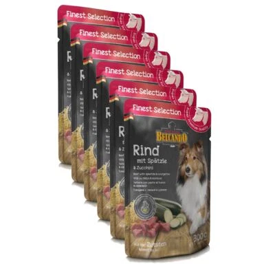 Belcando 6 x 300g Rind und Spätzle mit Zucchini Frischebeutel  - Bild 1 von 2