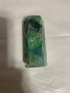 Cristallo naturale, appuntito, guarigione, charka, avventurina verde, 4 pollici x 1,5 - Foto 1 di 3