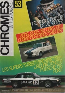 CHROMES & FLAMMES 53 JAGUAR XJS TWR SHELBY MUSTANG GT350 MG METRO TURBO - Imagen 1 de 1