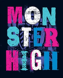 Monster High Uni manta de lana/cubierta/manta de lana/manta de peluche 150x120 NUEVO - Imagen 1 de 1