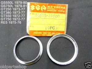 Suzuki GT750 Fork Stay Cap x2 NOS 51555-31000 GS550 GS750 GT250 GT380 GT550 RE5 - Picture 1 of 1